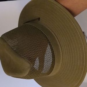 Mens Brownish Henschel Co. Mens hat Large